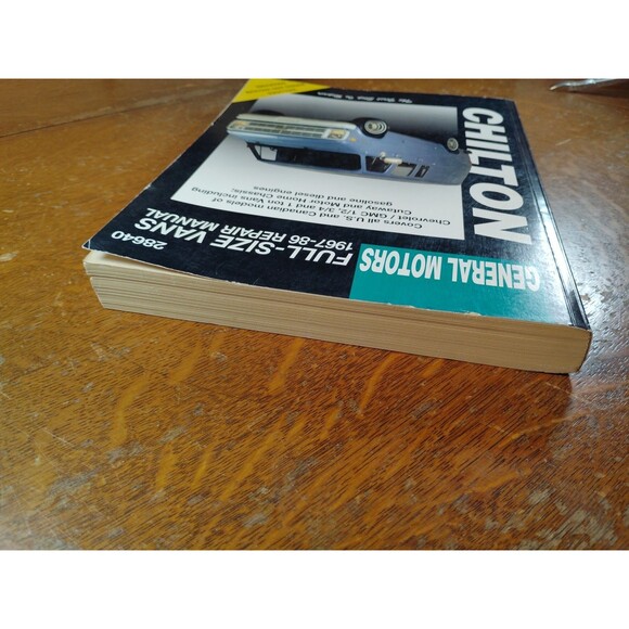 Chilton Gm Full Size Vans 1967-86 Repair Manual - Picture 6 of 6